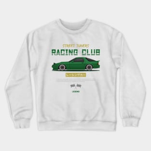 Midnight Racer Green FC3S RX7 JDM Crewneck Sweatshirt